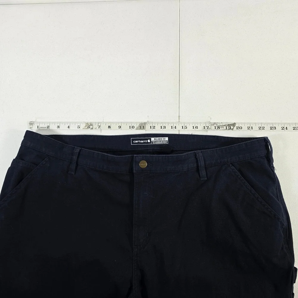 Carhartt BN5113W Relaxed‎ Fit Canvas Work Pants Women Size 22 Reg Navy Blue